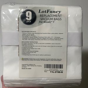 Bissell Replacement Vacuum Bags 9PCS